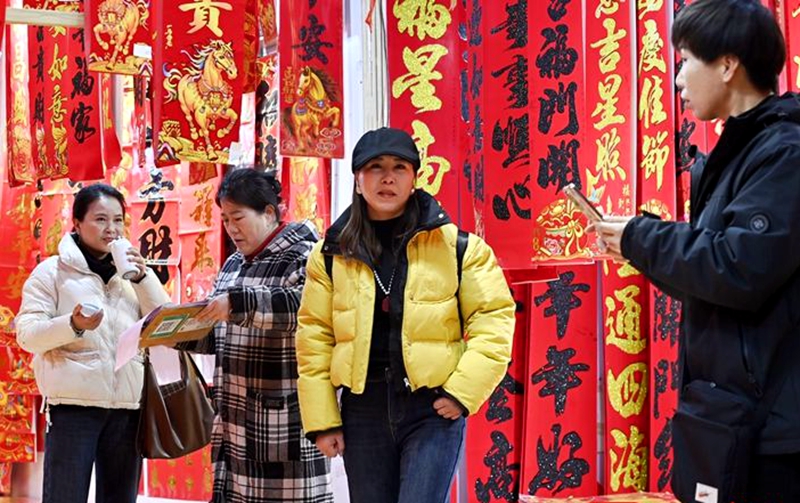 临沂：全国客商齐汇聚 文化年货交易忙