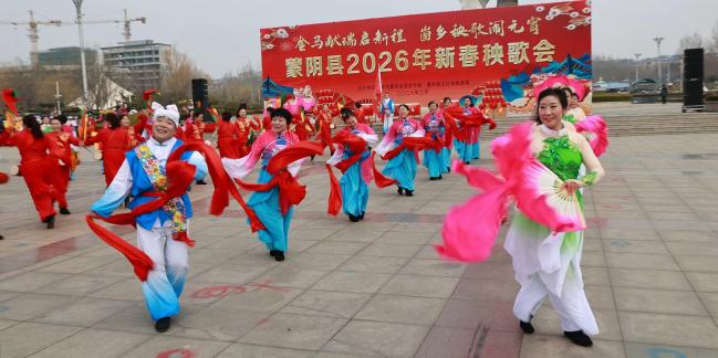 临沂：崮乡秧歌闹元宵