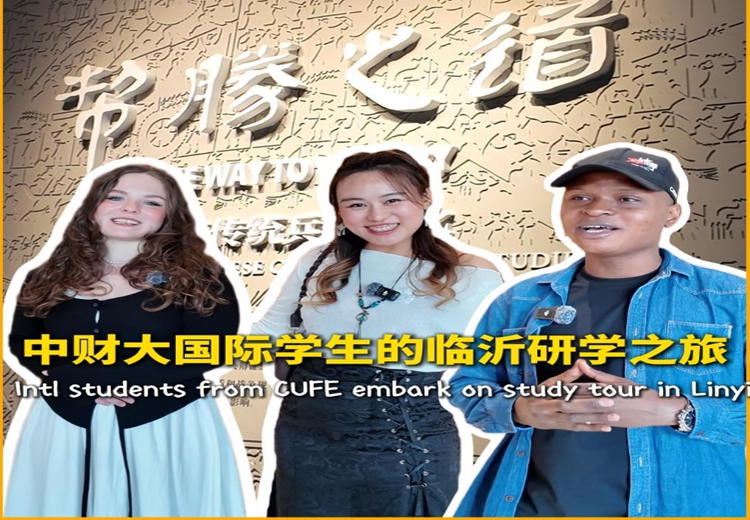 触摸琅琊文脉感知中国魅力 中财大国际学生走进临沂